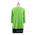 Solid Color Comfortable Casual Round Neck